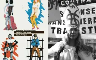 En medio del furor por Cris Miró, se publicó "Cuerpos para odiar", editado por Mariana Enríquez Portada del libro "Cuerpos para odiar" y una foto de Claudia Rodríguez en una marcha.