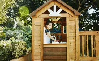 La casa de madera es uno de los regalos infantiles más esperados.