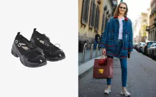 Dos fotos de ballet sneakers