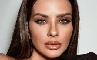 La china Suárez apostó por un look en tonos tierra