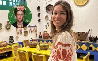 Pampita en México.