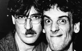 Charly García y su amigo, el gran Luis Alberto Spinetta.