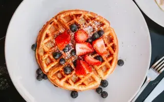 Waffles: una receta fácil sin harina Waffles sin harina, una receta fácil.