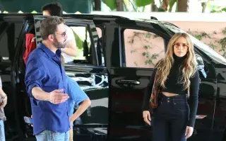 Foto de Ben Affleck y Jennifer Lopez el sabado 14 de septiembre