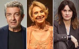 Fotos de Ricardo Darín, Selva Alemán y Nancy Duplaá.