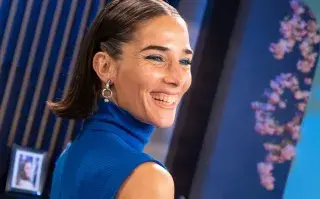 Foto de Juana Viale en la Mesaza.