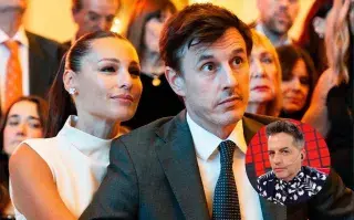 Armado con fotos de Pampita, Roberto García Moritán y Ángel de Brito