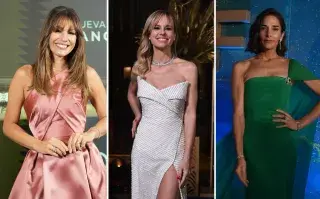 Fotos de Pampita, Mariana Fabbiani y Juana Viale en los Martín Fierro 2024.