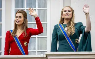 Fotos de las Princesas Alexia y Amalia de Holanda en el Día del príncipe 2024.