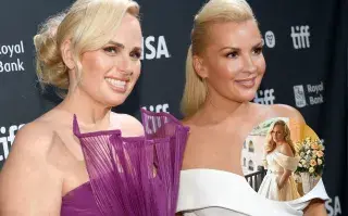 Foto de Rebel Wilson con Ramona Agruma.