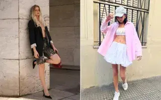 Modelos con looks de primavera.