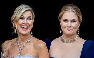 Maxima Zorreguieta y su hija mayor Amalia, princesa de Países Bajos.
