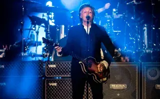 Foto de Paul McCartney en Argentina.