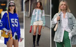 ¿Prendas deportivas en la oficina?: así es la tendencia “athleisure” que será furor esta temporada Mujeres posando con ropa deportiva combinado con prendas mas formales