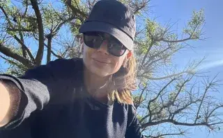 Juliana Awada durante un entrenamiento matinal