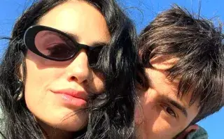 Lali y Pedro Rosemblat durante unas vacaciones