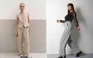 Estilo office core: 5 marcas de Avellaneda para comprar ropa que es tendencia esta temporada Dos fotos de dos modelos mujeres usando ropa office core de Flores.