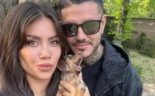 La foto de Wanda Nara y Mauro Icardi junto a Cookie que confirmaría la reconciliación de la pareja.