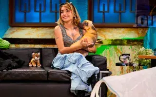 Imagen de María Becerra en La Revuelta.