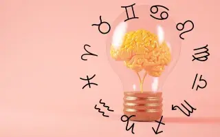 Una lamparita con un cerebro adentro.