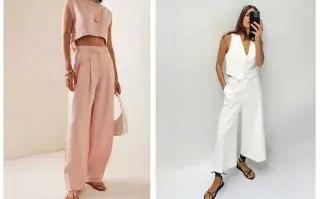 Los pantalones de vestir de lino o sastreros son perfectos para reemplazar al jean