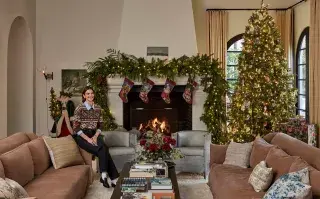 La asombrosa decoración navideña de la casa de Kendall Jenner