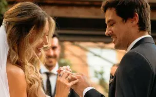 La gran fiesta de casamiento de Stephanie Demner y Guido Pella.