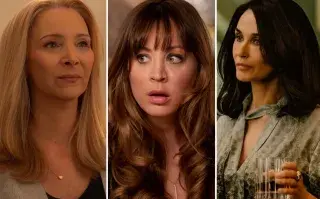 Fotos de Lisa Kudrow, Kaley Cuoco y Demi Moore.