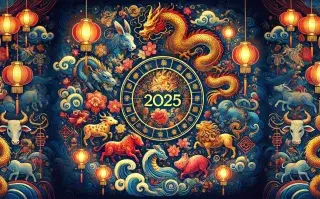 Horóscopo chino: Ludovica Squirru y sus predicciones para el Año de la Serpiente de Madera La rueda zodiacal, con los símbolos de los animales del horóscopo chino.