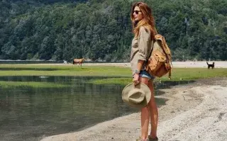 Juliana Awada es una enamorada de Villa La Angostura y allí construyó su casa.