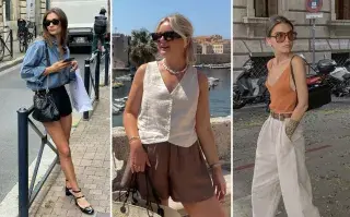 tres mujeres con básicos de verano