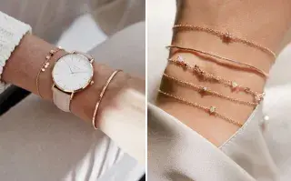 El tono rose gold se posiciona como el protagonista en los accesorios