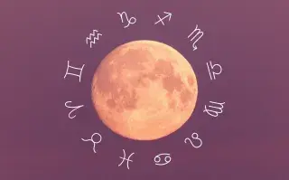 Luna Llena y la rueda zodiacal.