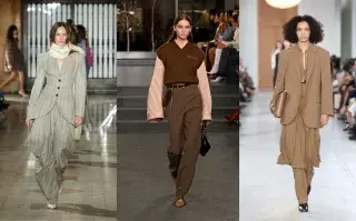 La sastrería oversize, los tonos tierra y los skrousers, algunas de las tendencias en la pasarela de New York Fashion Week
