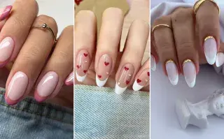 uñas francesitas