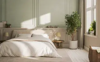 Confortables y low cost: 10 hermosos dormitorios de Pinterest para inspirarte Imagen de un dormitorio.