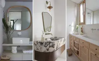 Bachas, mesada, espejos y espacio para guardado se conjugan con pequeños detalles que armonizan el baño de acuerdo a diferentes estilos.