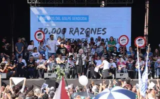 Marcha por la Memoria, Verdad y Justicia el 24 de Marzo de 2024 en Plaza de Mayo