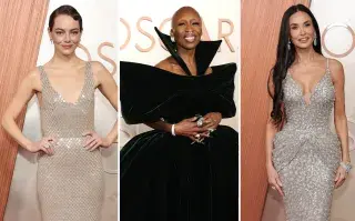 Los mejores looks de la alfombra roja de los Oscars 2025.