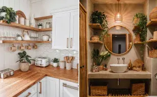 Con ideas económicas podés darle una segunda vida a tu baño y cocina