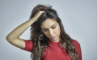 mujer estresada