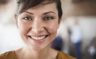 Mujer sonriente