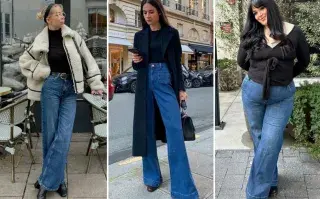 Los jeans acampanados son uno de los elegidos del 2025