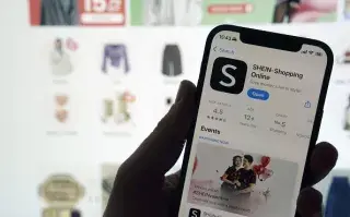 Pantalla de la app Shein