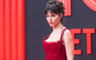 Úrsula Corberó despertó pasiones con un look hot total red en la gran fiesta de Netflix Foto de Úrsula Corberó.