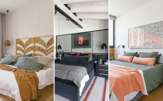 ¿Estás redecorando tu cuarto y no sabés qué hacer con la cabecera de la cama? Acá, te acercamos siete propuestas creativas y posibles para que encuentres inspiración.