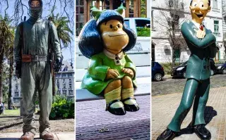 Mafalda, El Eternauta y más: un paseo por las esculturas escondidas de las historietas en Buenos Aires