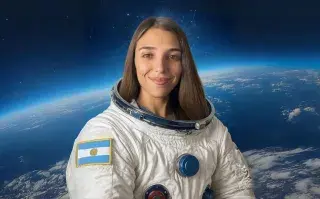 Noel de Castro la primera mujer argentina en volar al espacio: "nunca subestimen el poder de un sueño"