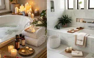 Relax en casa: cómo ambientar tu baño para que parezca un spa, sin gastar de más