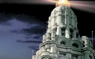 El faro del Palacio Barolo, emblema de la ciudad Buenos Aires.